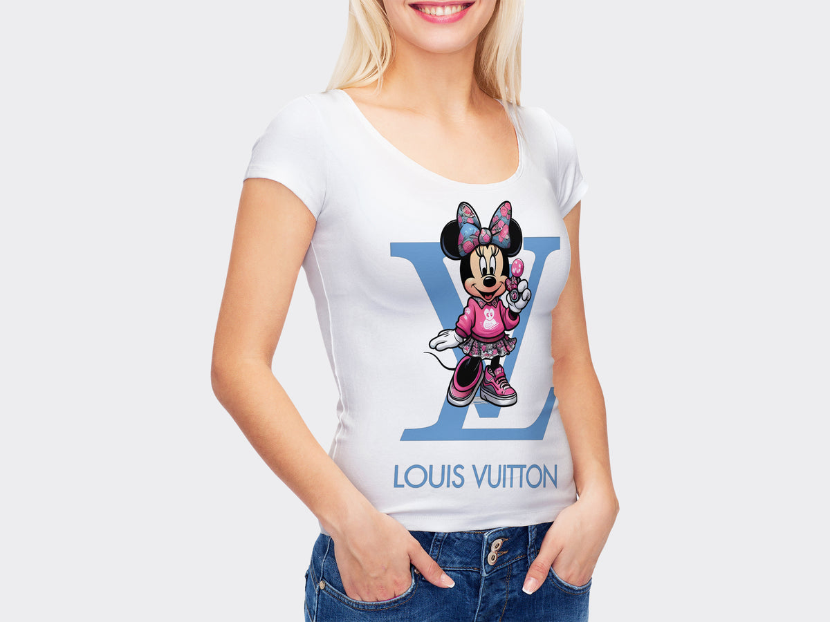 LV T-Shirt mit Minnie Mouse